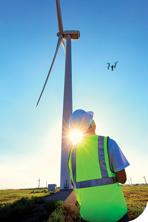Wind Turbine UAV Drone Inspection